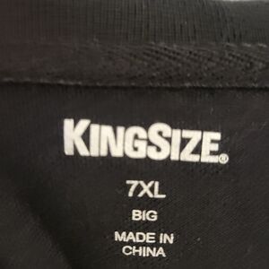Men's KingSize black polo 7xl